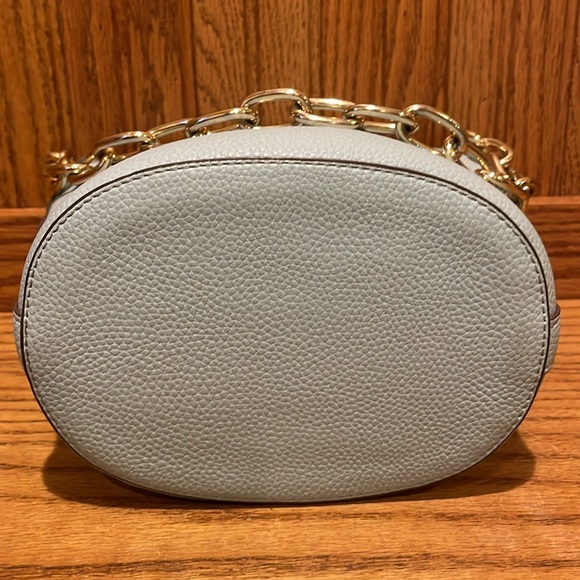 Nanette Lepore Pastel Blue Bucket Bag Gold Chain - Picture 7 of 10